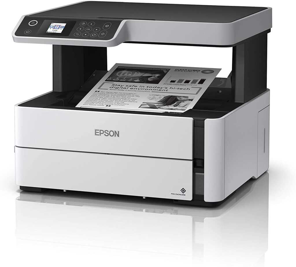 Epson EcoTank ET-M2170 Wireless Monochrome All-in-One Supertank Printer with Ethernet