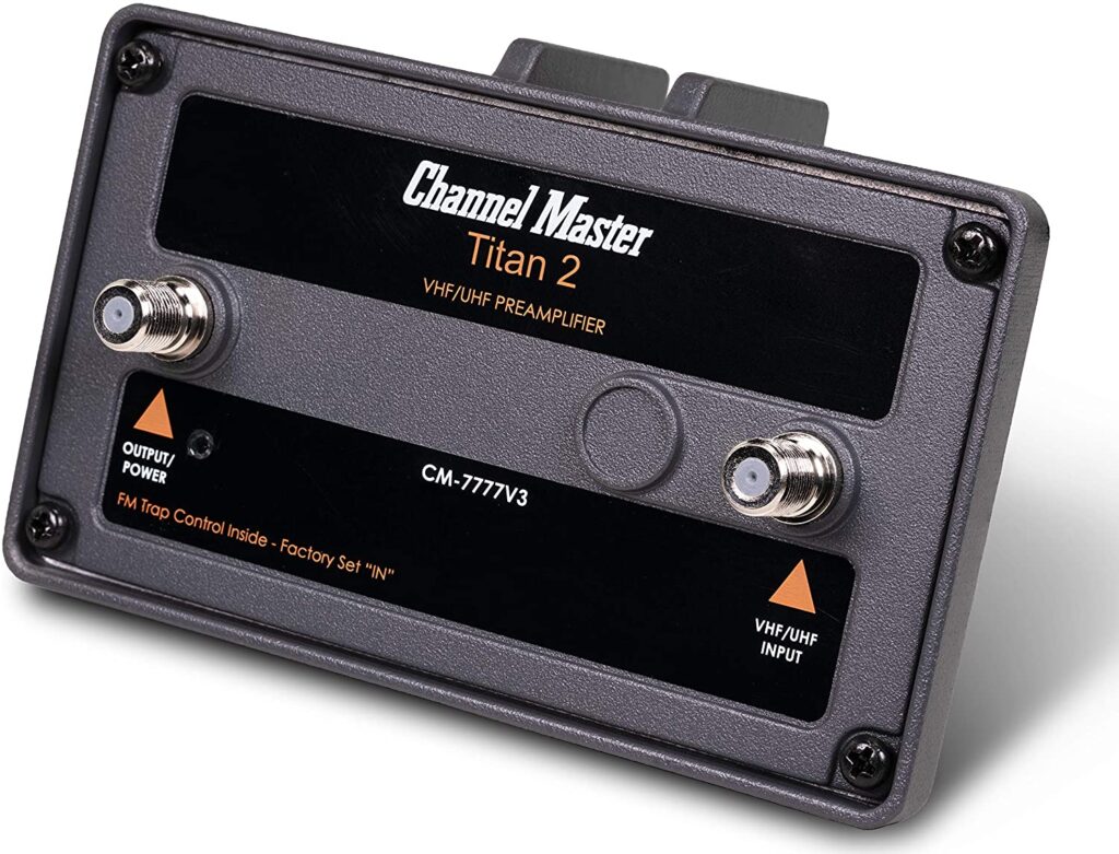 Channel Master CM-7777V3 Titan 2 High Gain TV Antenna Preamplifier