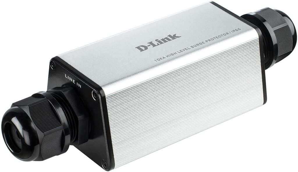 D-Link Gigabit Ethernet Poe+ RJ45 Outdoor 10Ka Surge Protector