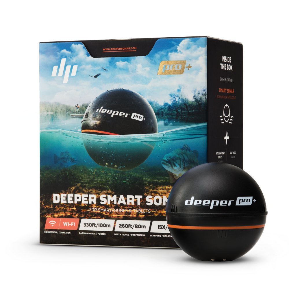 Deeper PRO+ Smart Sonar - GPS Portable Wireless Fish Finder