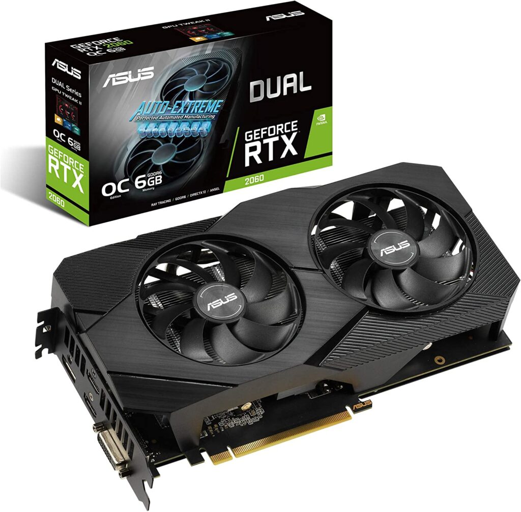 ASUS GeForce RTX 2060 6G GDDR6 Graphics Card