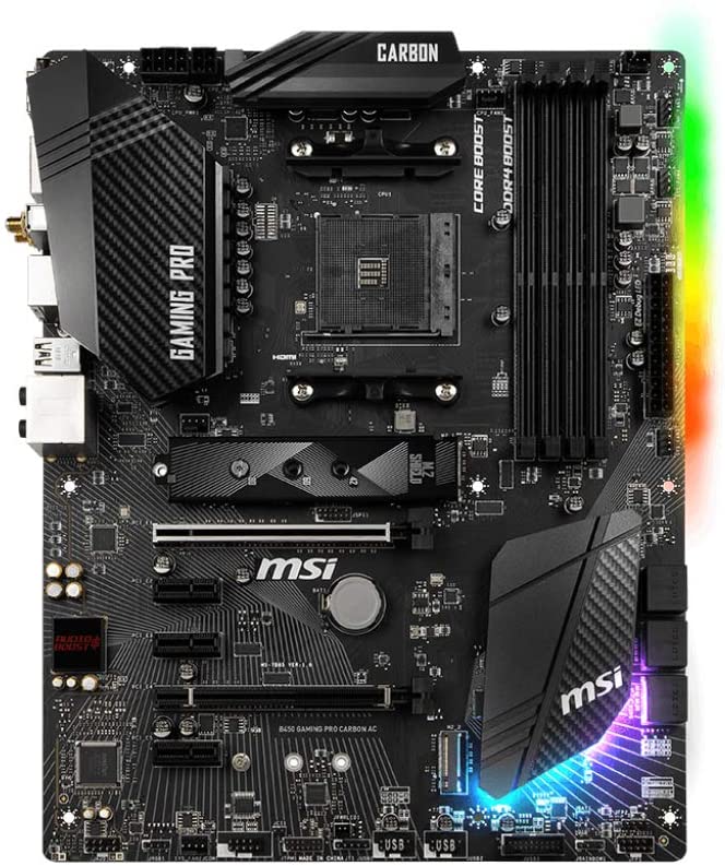 MSI B450 Gaming Pro Carbon AC Socket AM4 ATX Motherboard