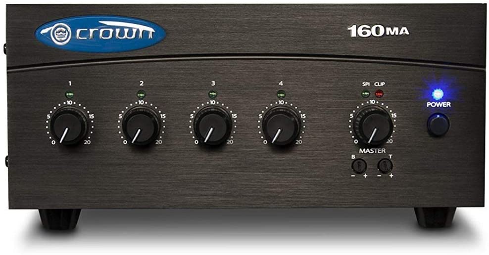 Crown 160MA Four-input, 60-Watt Mixer/Amplifier