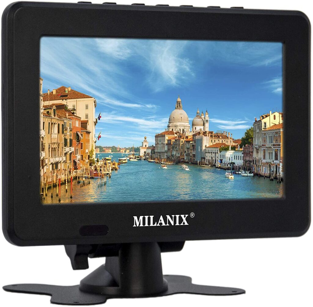 Milanix Upgraded 7" Portable Widescreen LCD TV