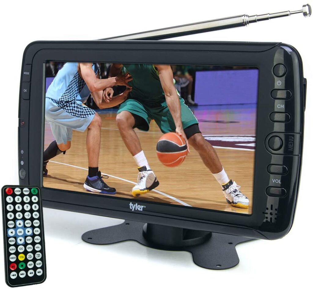 Tyler 7" Portable TV LCD Battery Powered Wireless TV