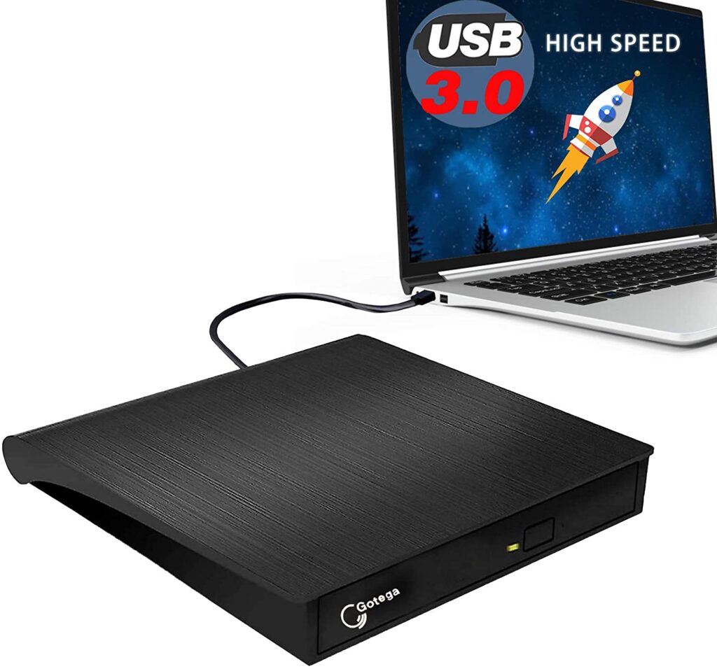 USB 3.0 Portable CD/DVD +/-RW Drive/DVD Player for Laptop