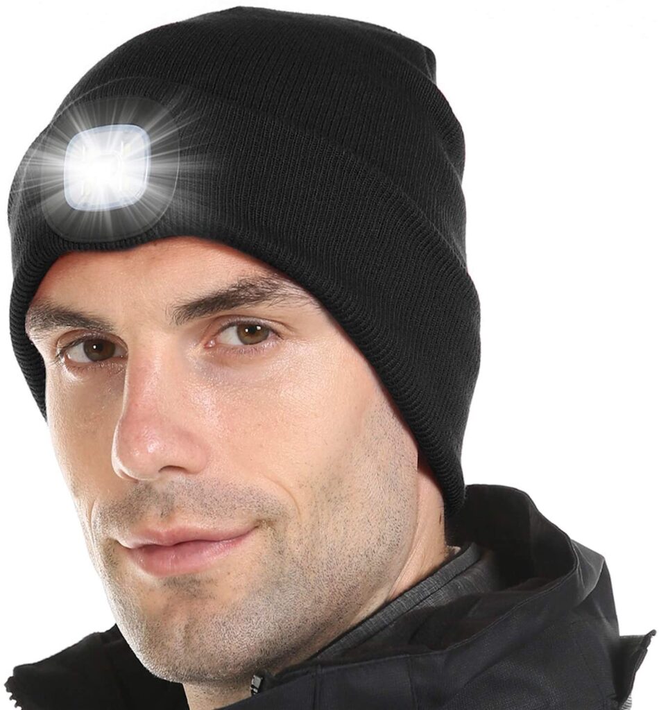 Tutuko Unisex LED Lighted Beanie Cap