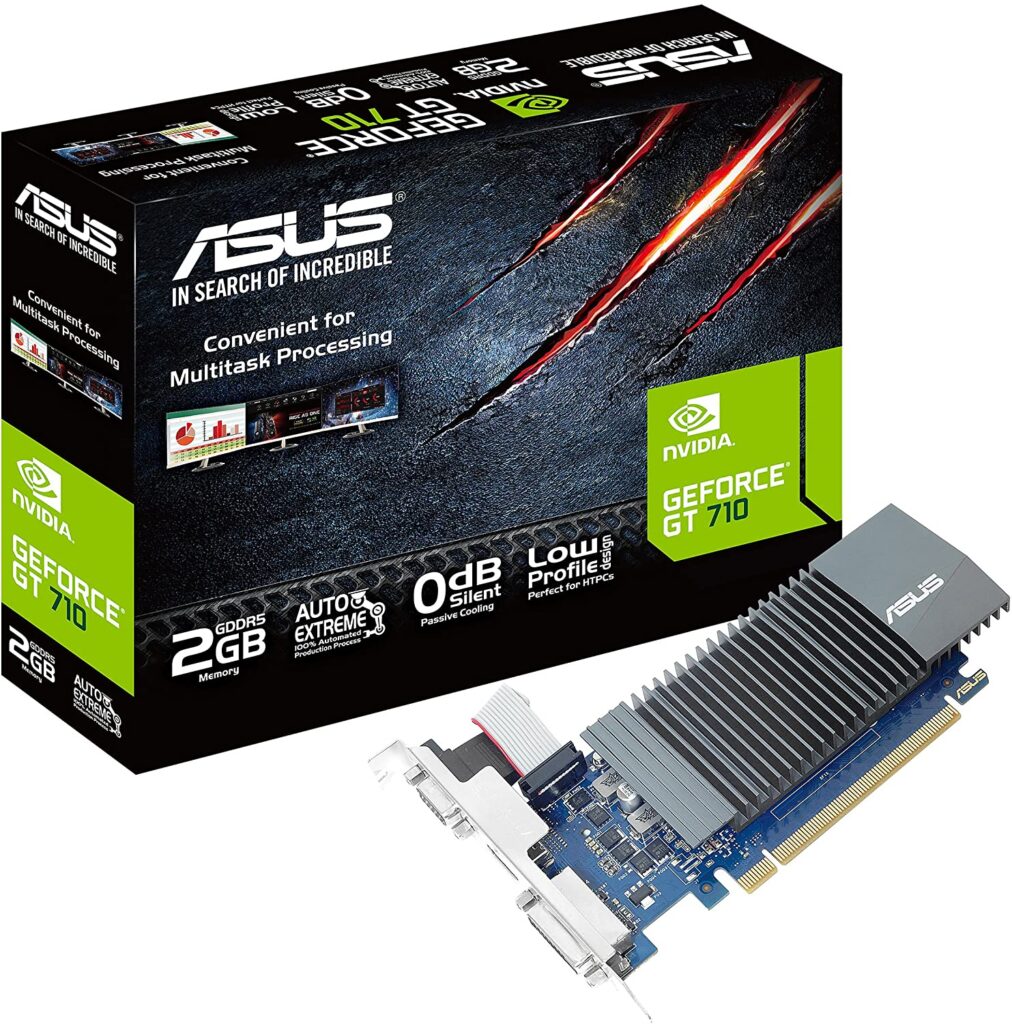 Asus GeForce GT 710 2GB GDDR5 HDMI VGA DVI Graphics Card