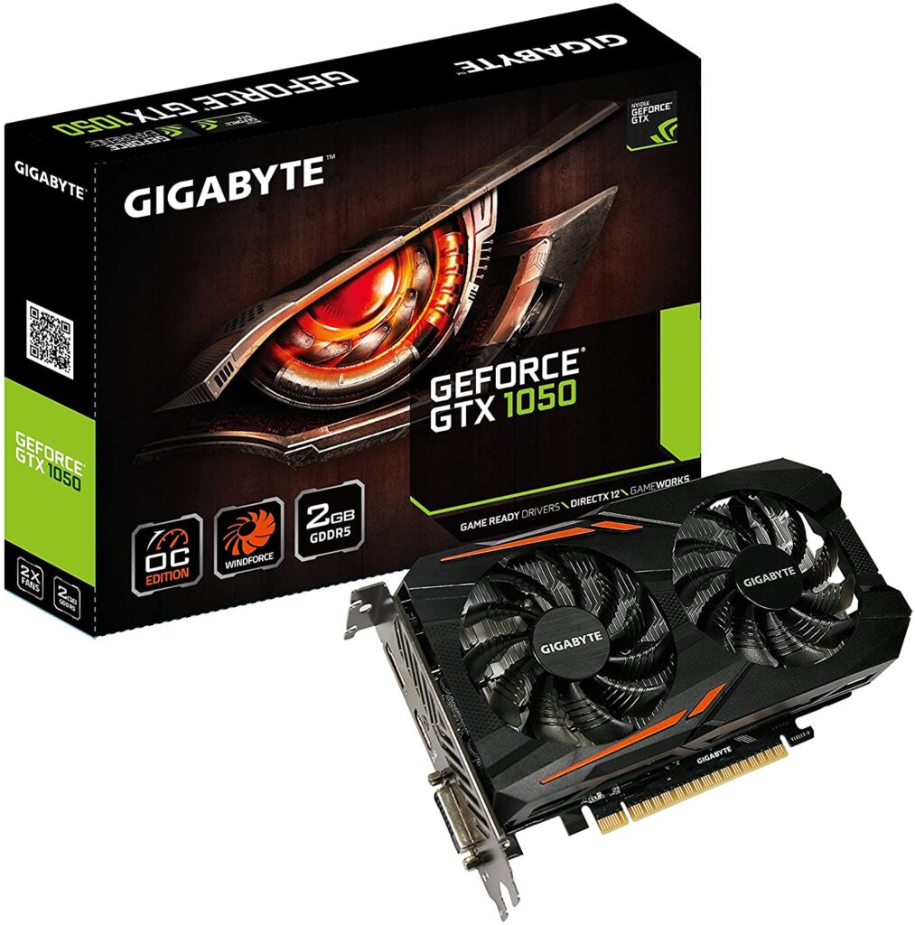 Gigabyte Geforce GTX 1050 2GB GDDR5 Graphics Card