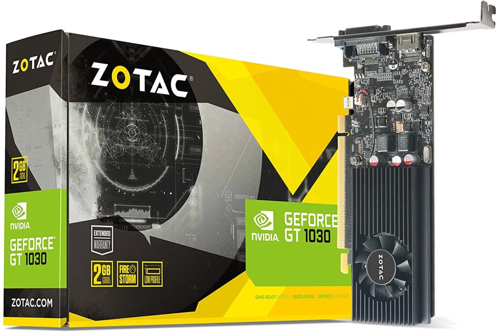 ZOTAC GeForce GT 1030 2GB GDDR5 Video Card