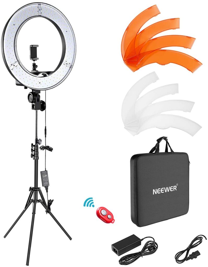 Neewer 18 Inch Dimmable LED Ring Light