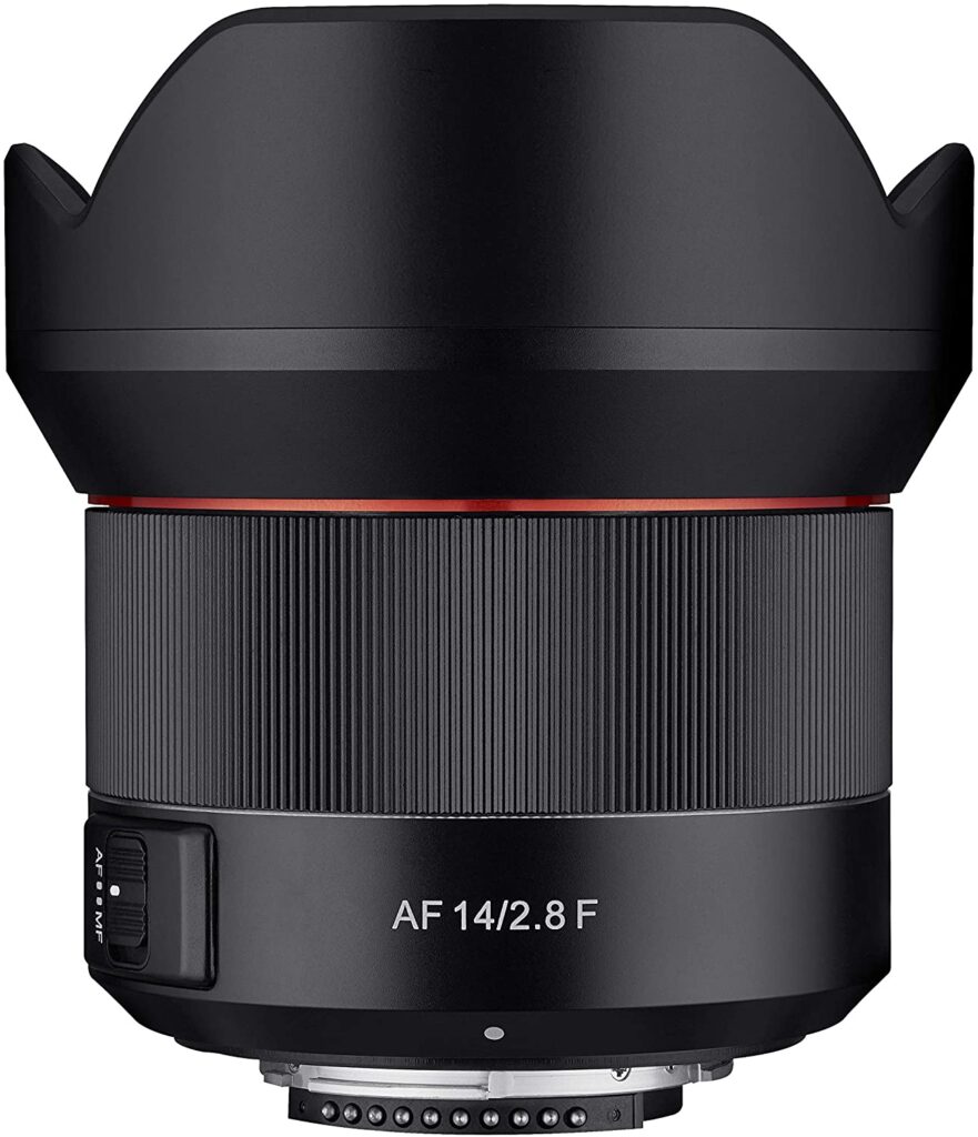 Rokinon 14mm F2.8 Full Frame Auto Focus Wide Angle Lens