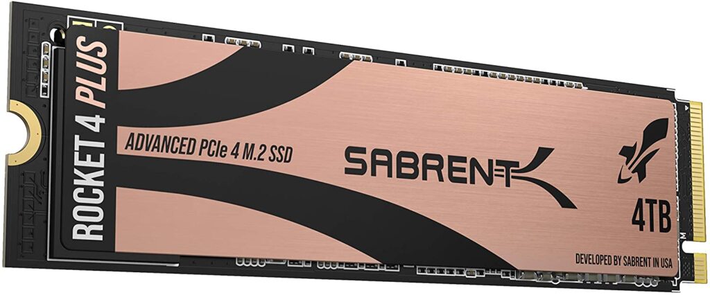 Sabrent 4TB Rocket 4 Plus NVMe 4.0 Gen4 PCIe M.2 Internal SSD