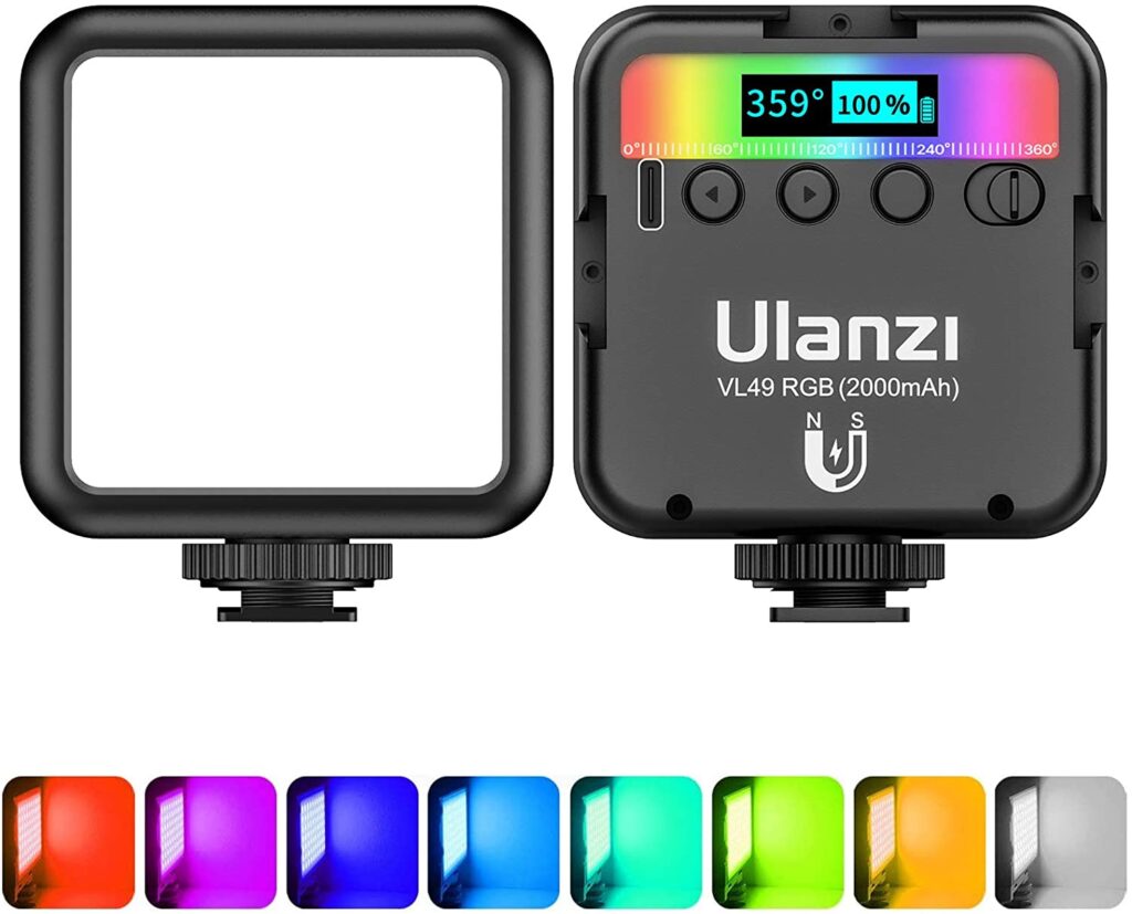 ULANZI VL49 RGB On Camera Video Light