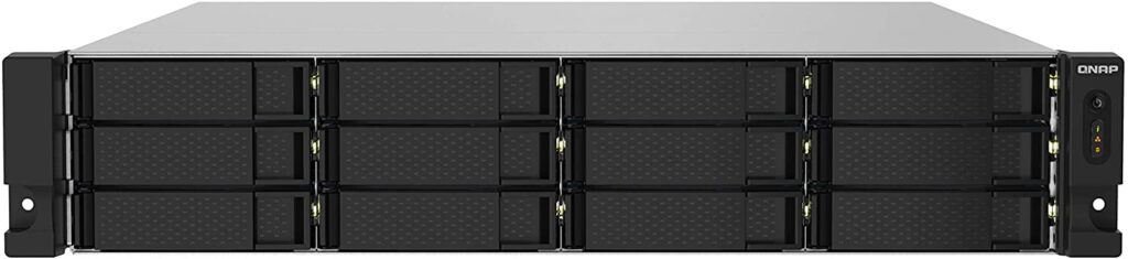 QNAP 12 Bay High-Speed SMB Rackmount 10GbE NAS