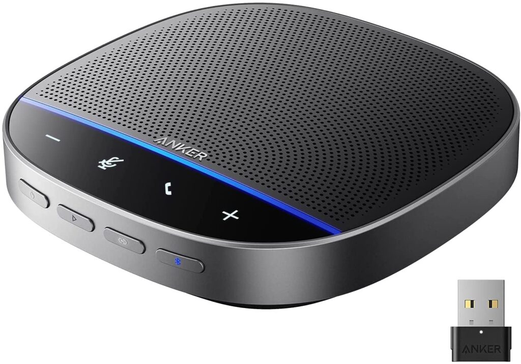 Anker PowerConf S500 Speakerphone with Zoom Rooms and Google Meet Certifications