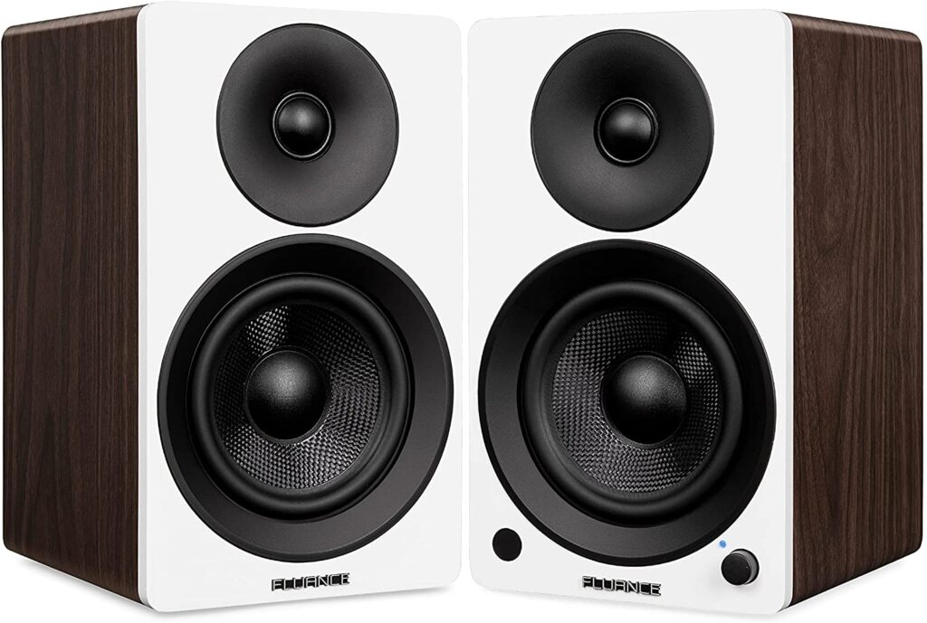 Fluance Ai41 Powered 2-Way 2.0 Stereo Bookshelf Speaker