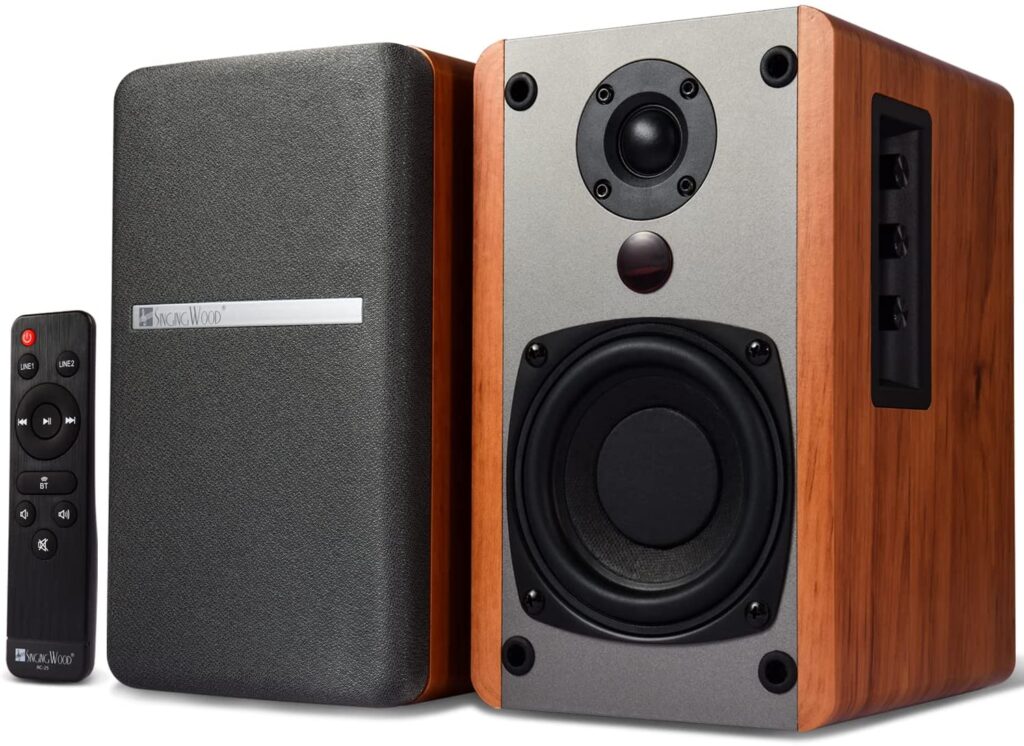 SINGING WOOD BT25 Bluetooth Bookshelf Speakers