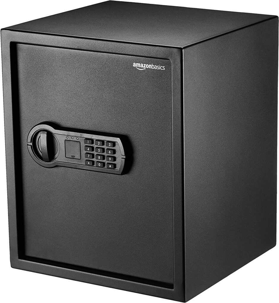 Amazon Basics Home Security Cabinet Safe