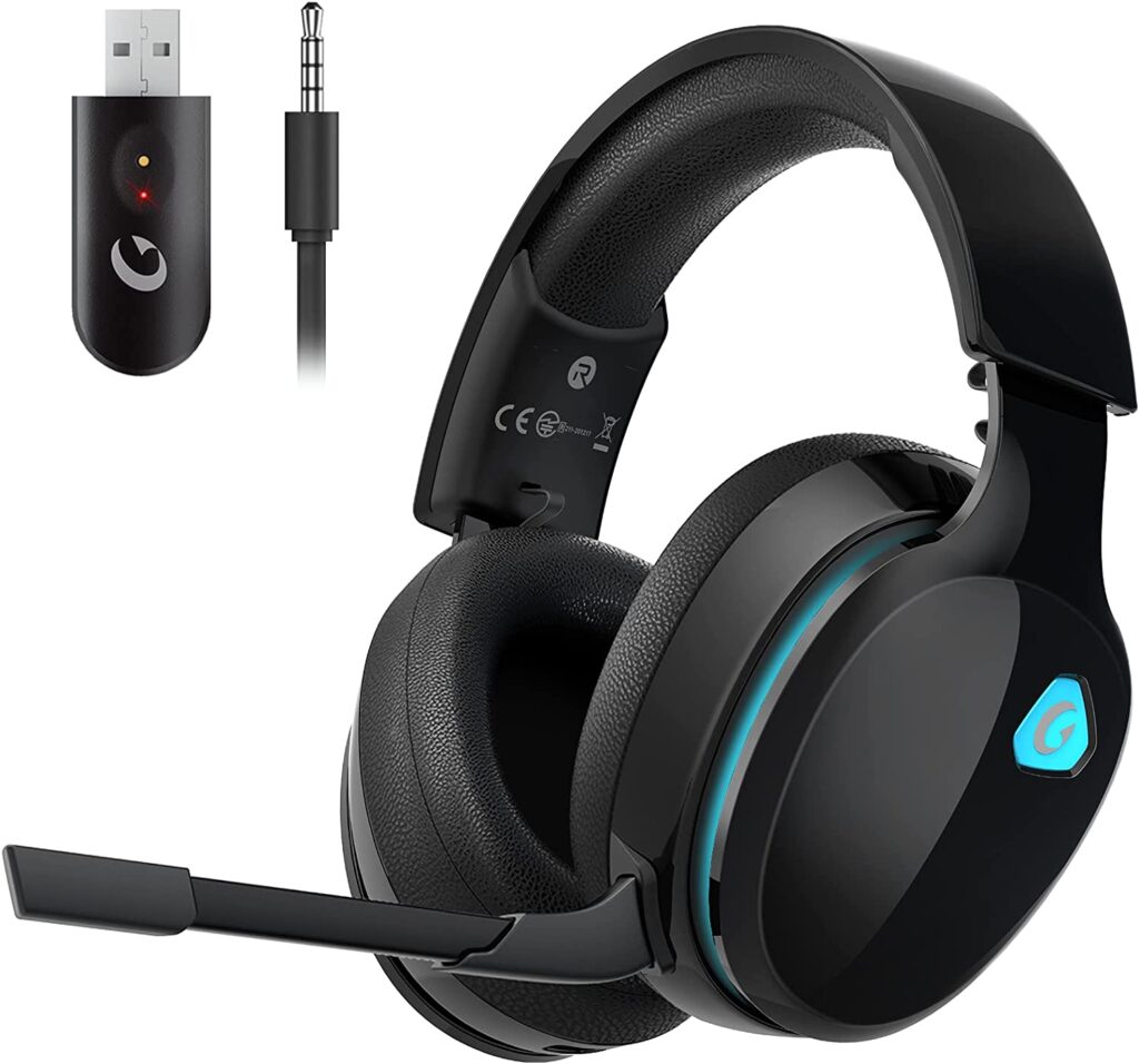 Gtheos 2.4GHz Wireless Gaming Headphones